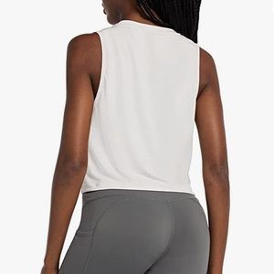 Women’s Workout Crop Tank, Quick Dry, Gym Yoga